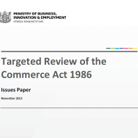 Review of NZ’s unilateral conduct provisions, and other NZ Government consultations